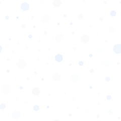 Light BLUE vector seamless background with hexagons.