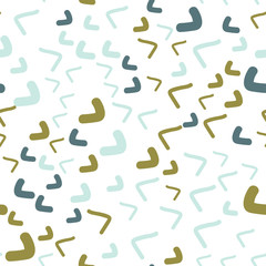 Light Blue, Yellow vector seamless  background with lamp shapes.