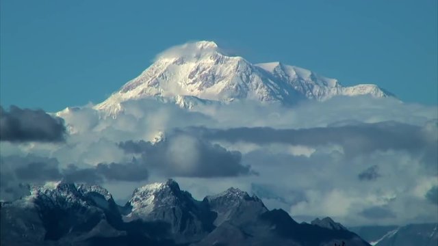 Hazy Crags, Clouds, and Mt. McKinley