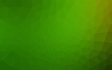 Light Green vector polygon abstract layout.