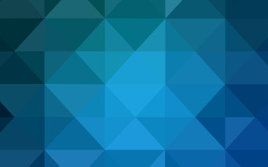 Light BLUE vector polygonal template.