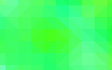 Fototapeta premium Light Green, Yellow vector abstract polygonal background.