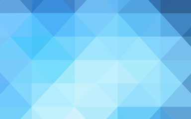 Dark BLUE vector polygonal pattern.