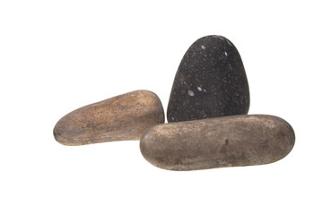 stones isolated on white background