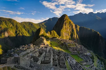 Crédence de cuisine en verre imprimé Machu Picchu マチュピチュ遺跡