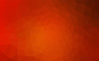 Fototapeta premium Light Red vector polygon abstract backdrop.