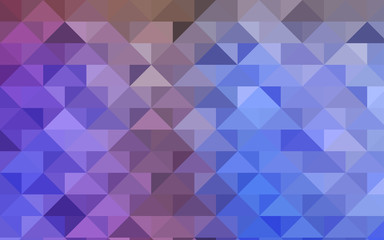 Light Multicolor vector triangle mosaic template.