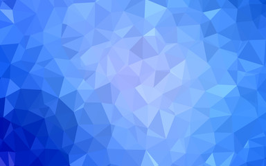 Fototapeta na wymiar Light BLUE vector abstract polygonal template.