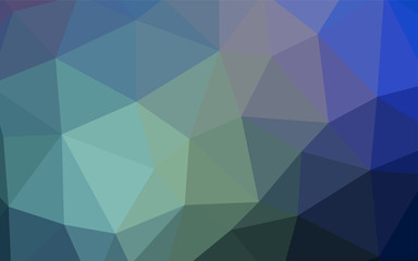 Light Green vector gradient triangles texture.