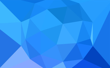 Obraz premium Light BLUE vector abstract polygonal pattern.