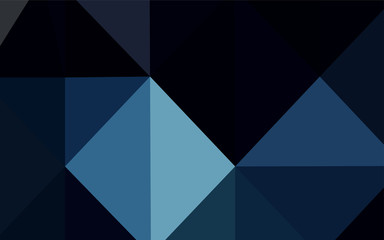 Obraz premium Light BLUE vector shining triangular backdrop.