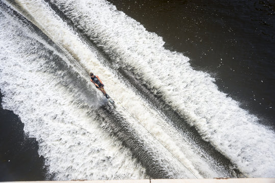 Water Skier Under Tow