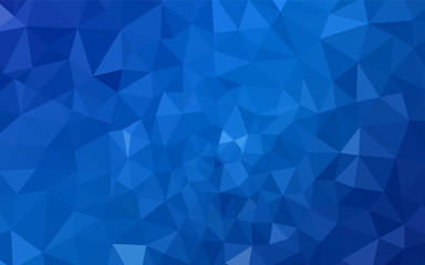 Fototapeta na wymiar Light BLUE vector triangle mosaic texture.