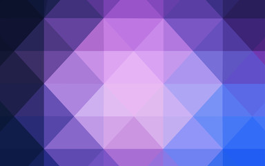 Light Pink, Blue vector low poly texture.