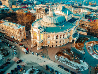 City from a bird's-eye view