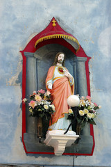 Kleiner Altar, Burano, Insel Burano, Venedig, Venetien, Italien, Europa