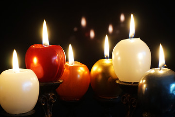 beautiful photo with candles