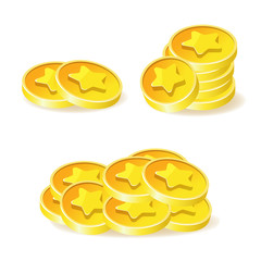 Money Coins Icon Set