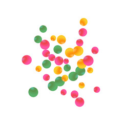 Modern background with bubbles. Cute Pattern for Postcard, Print, Banner or Poster. Vector Texture in Trendy Style
