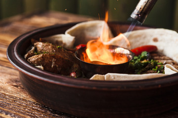  beautiful restaurant Georgian cuisine