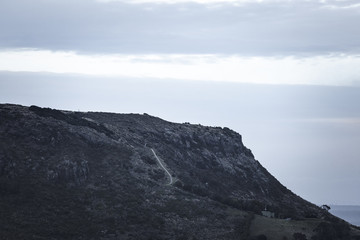 Waves and Rocks at Stormy Beach, Tasmania