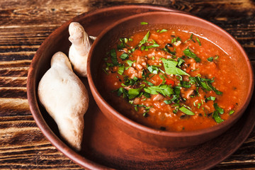 beautiful restaurant Georgian cuisine