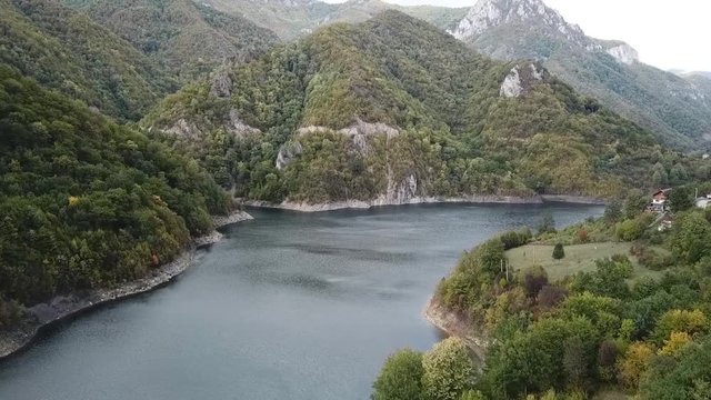 Cerna river dam