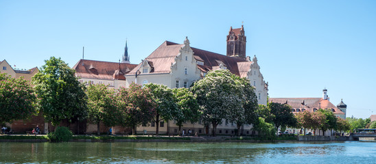 Naklejka premium Stadtlandschaft von Landshut
