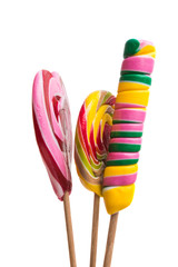 lollipop on a stick isolated