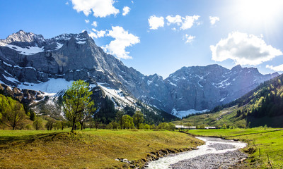 Naklejka premium karwendel mountains