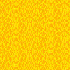 Abstract yellow hexagon pattern background