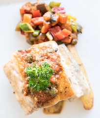 Grilled seabass