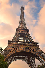 view of the Eiffel Tower, Paris, France