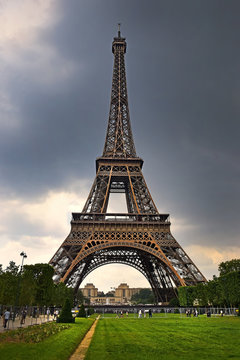 view of the Eiffel Tower, Paris, France