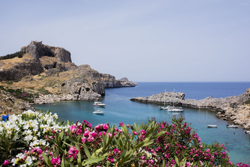 Sea, sun, rest, summer, water, mountains, rocks