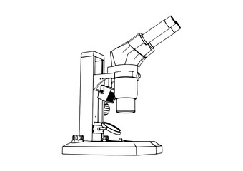 vector outline microscope