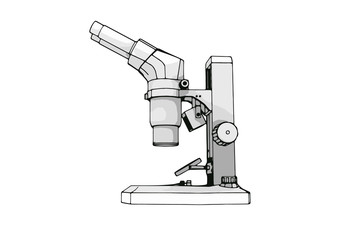 vector outline microscope