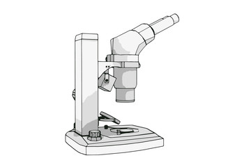 vector outline microscope