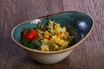 Kids pasta with sauce