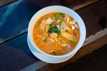 Malaysian Mee Bandung noodle soup