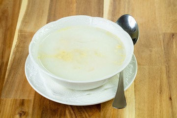 Light chicken soup
