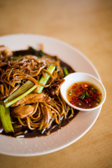 Malaysian soy sauce chicken noodles