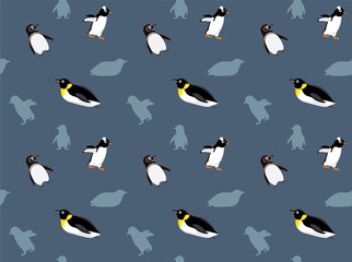 Penguin Wallpaper Vector Illustration 3