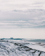 Snowy Hossegor's Beach
