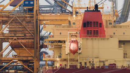 GENERAL CARGO SHIP - Transhipment of a freighter at the quay in Swinoujscie   © Wojciech Wrzesień