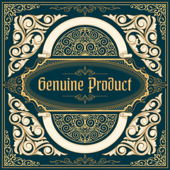 Ornate decorative vintage design