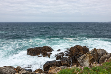 Fototapeta na wymiar Atlantic coast in Spain