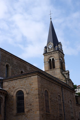 Fototapeta na wymiar église Saint-jean-Baptiste à Saint-Étienne