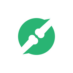 Orthopedic logo vector design templat