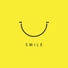 Smile Vector Template Design Illustration